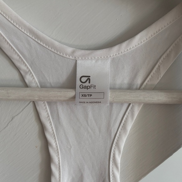 GAP White Racerback Tank - Picture 2 of 3